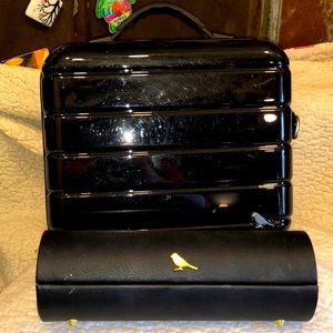 Black Kestrel Makeup case and Brush case